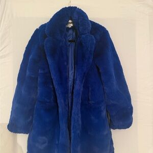 Apparis Royal Blue Teddy Jacket